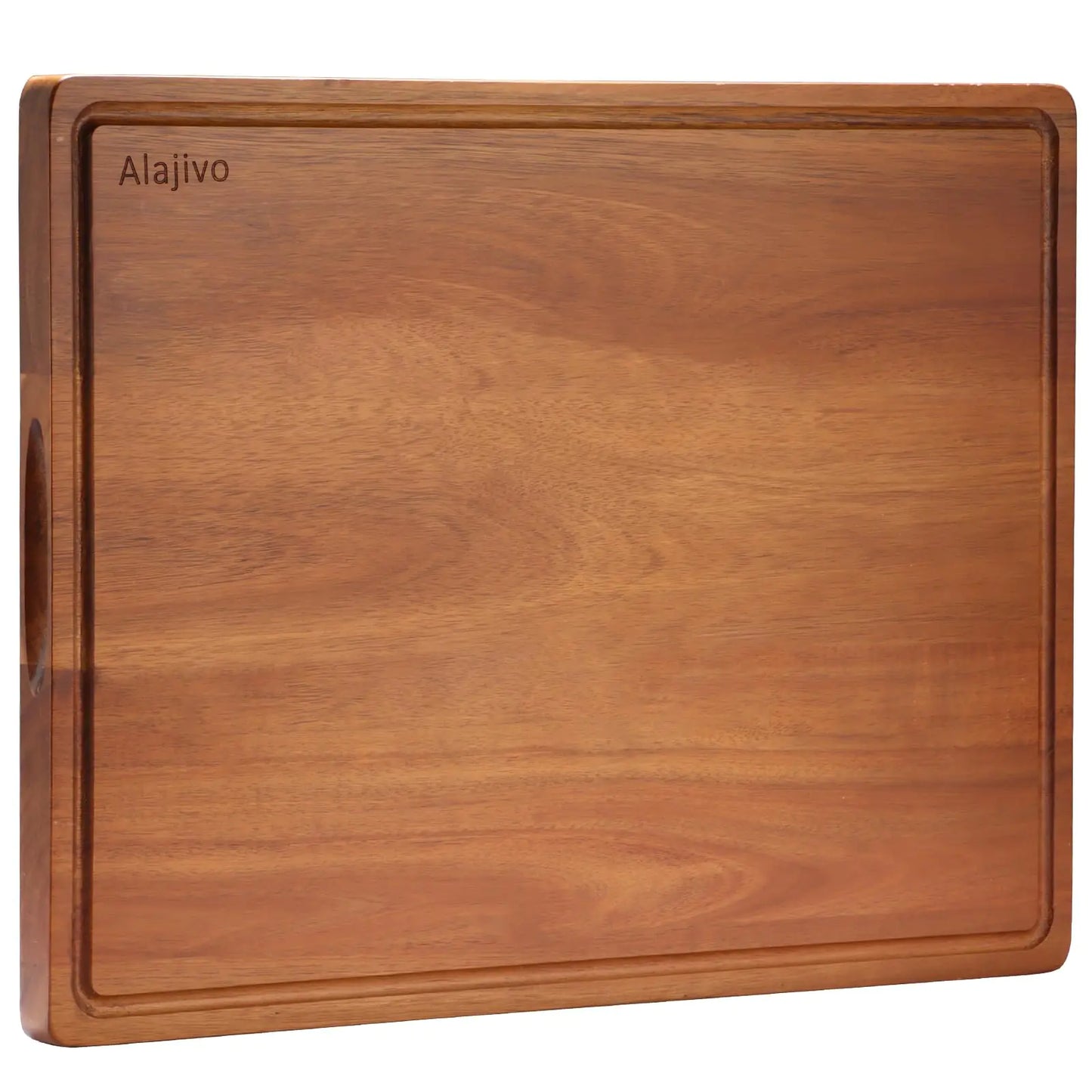 Acacia Chef's Board XL with Juice Grooves & Handles